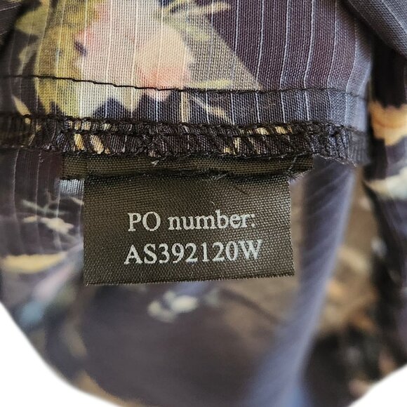 AllSaints Mindy Black Floral Trapeze Short Dress Sheer Whimsigoth Fairycore 6 - Picture 12 of 12